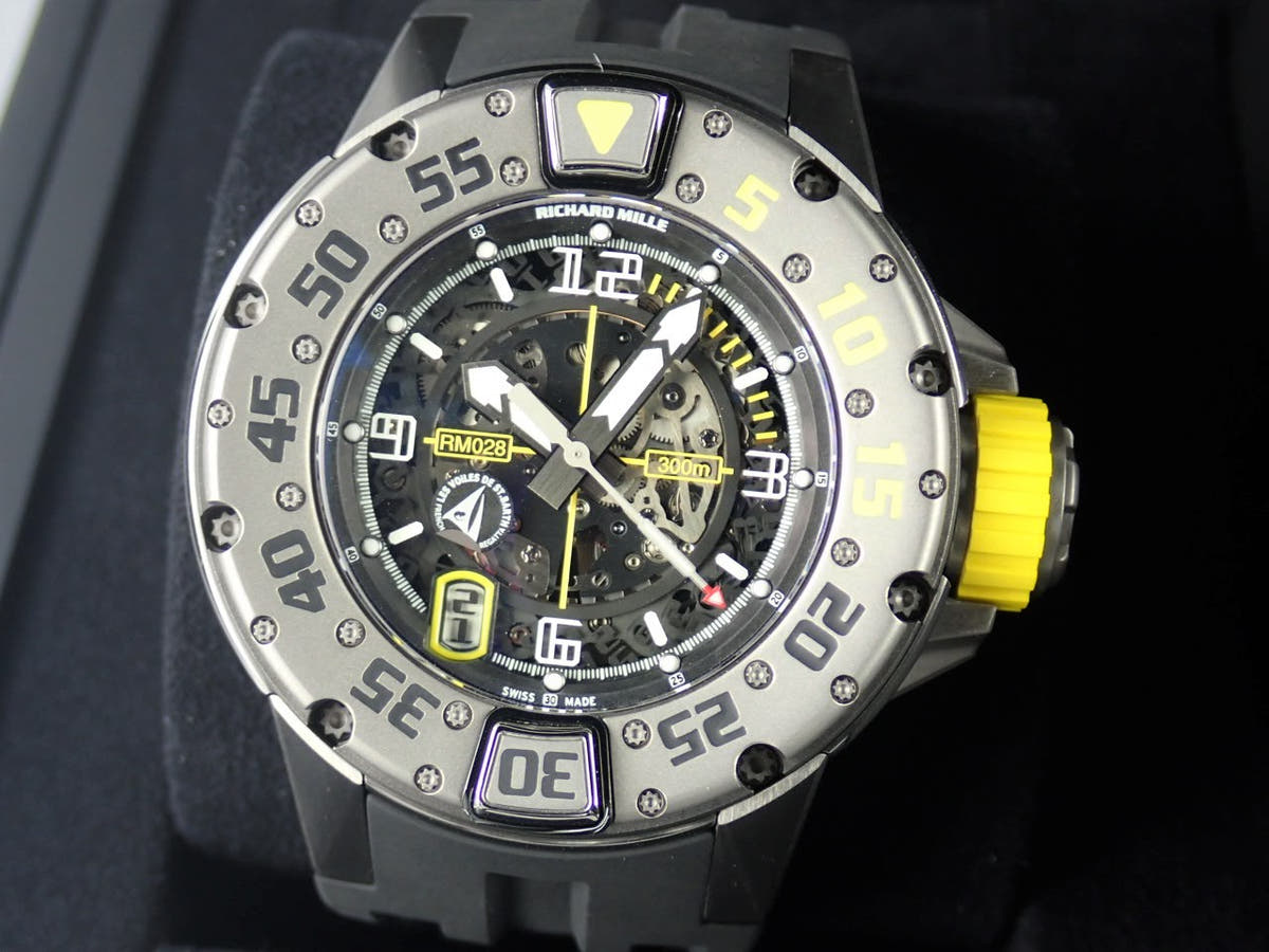 リシャールミル オートマティック Ref.RM028 スケルトン文字盤 中古 automatic-9