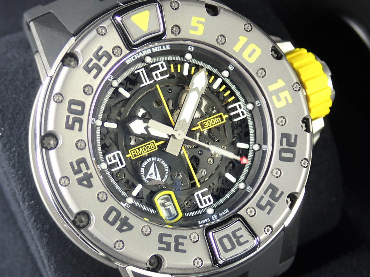 リシャールミル オートマティック Ref.RM028 スケルトン文字盤 中古 automatic-9