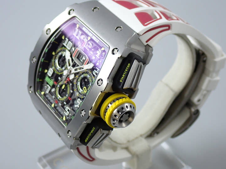 リシャールミル オートマティック フライバック クロノグラフ Ref.RM11-03 スケルトン文字盤 美中古 730ZFY05