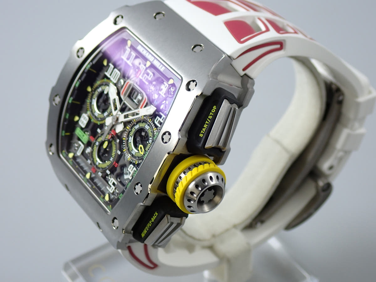 リシャールミル オートマティック フライバック クロノグラフ Ref.RM11-03 スケルトン文字盤 美中古 730ZFY05