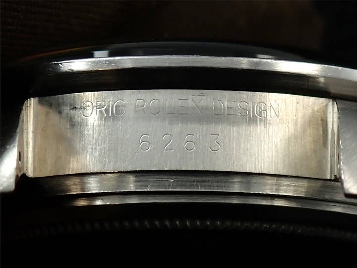 ロレックス デイトナ Ref.6263 ステンレススチール ブラック文字盤