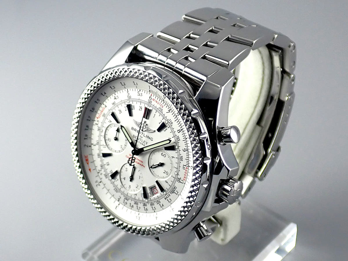 Breitling Bentley Motors Ref.A25362(A252G52SP) Silver Dial Used Bentley