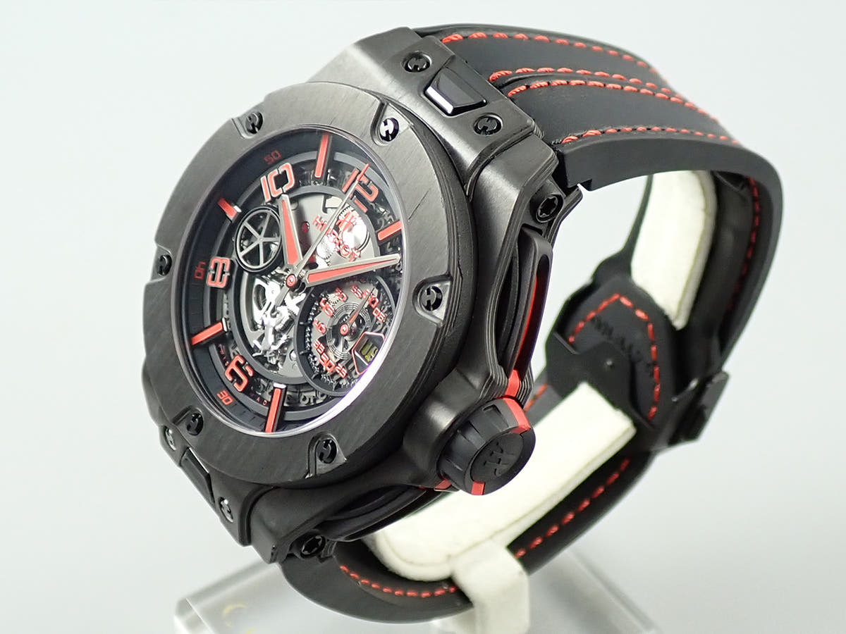 Hublot Big Bang Ferrari Carbon Limited Ref.402.QU.0113.WR Skeleton Dial Used FKL46YHH