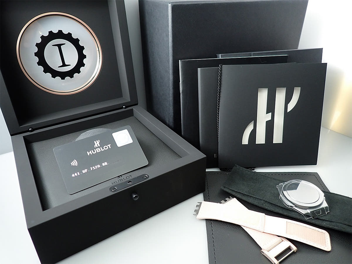 Hublot Big Bang Millennial Pink Ref.441.UP.7320.NR.GIT20 Skeleton Dial Good Condition 558X8282