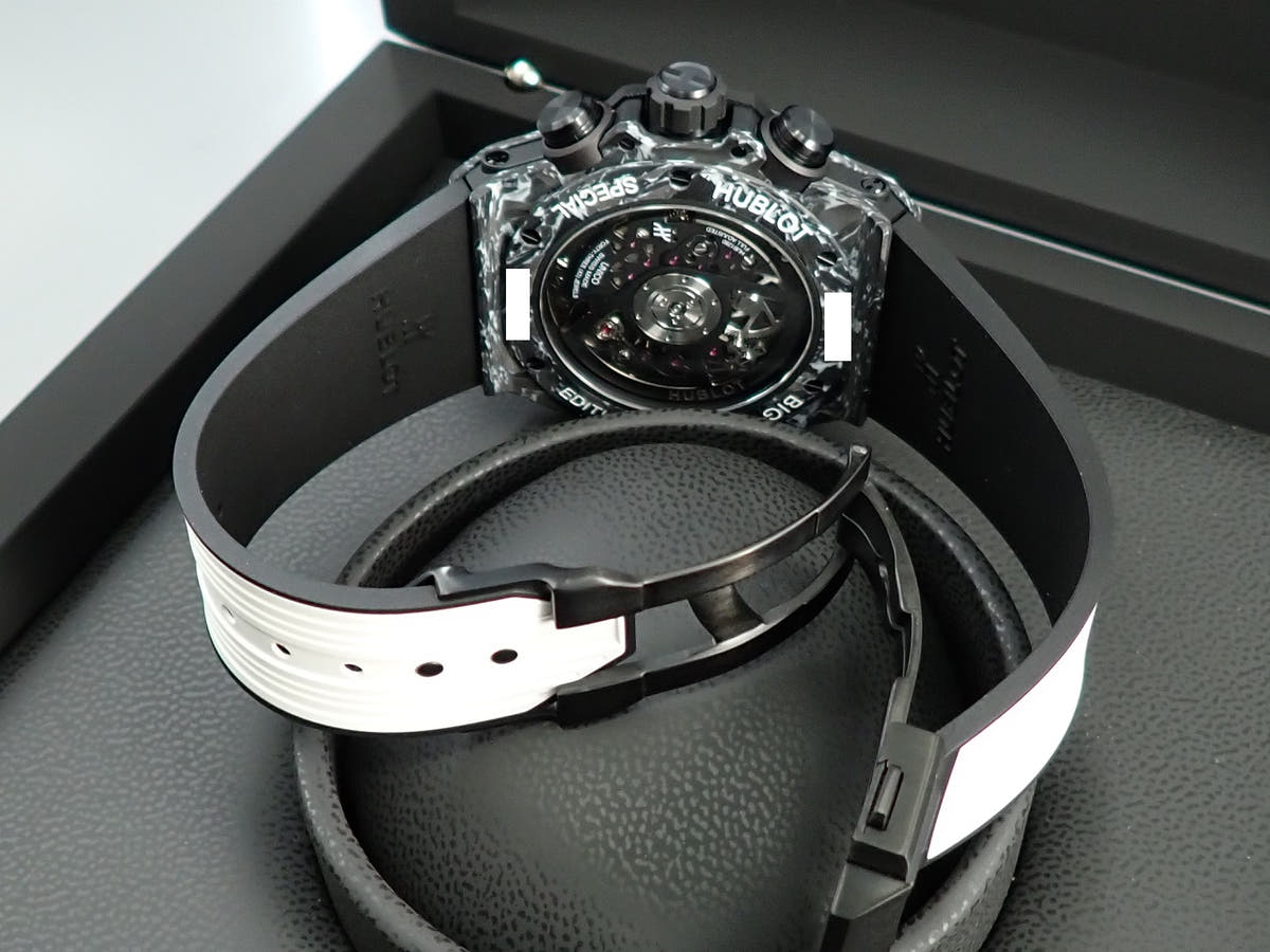 Hublot Big Bang Unico Carbon White Ref.421.QW.1110.RX.JPN Skeleton Dial Very Good Condition R79A7C7F