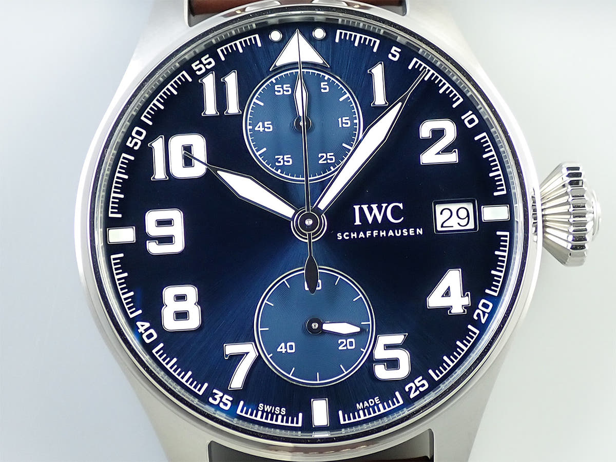 IWC ビッグパイロットウォッチ モノプッシャー プティ・プランス Ref.IW515202 ブルー文字盤 未使用 973WJCPR