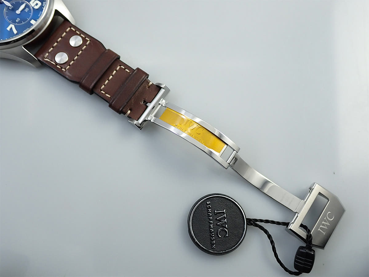 IWC ビッグパイロットウォッチ モノプッシャー プティ・プランス Ref.IW515202 ブルー文字盤 未使用 973WJCPR