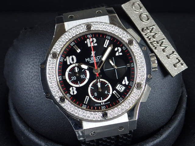 ウブロ ビッグバン Ref.341.SX.130.RX.114 ブラック文字盤 中古 bigbang-18