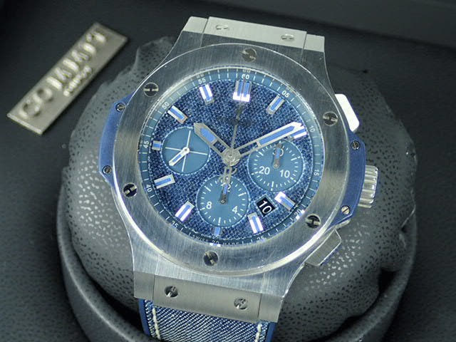 ウブロ ビッグバン Ref.301.SX.2770.NR.JPN15 ブルー文字盤 中古 bigbang-24
