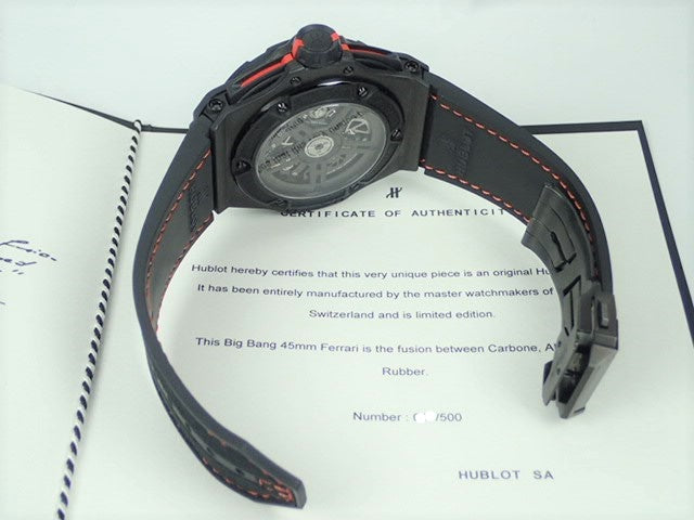 Hublot Big Bang Unico Ferrari Carbon [Limited to 500 pieces, unused]