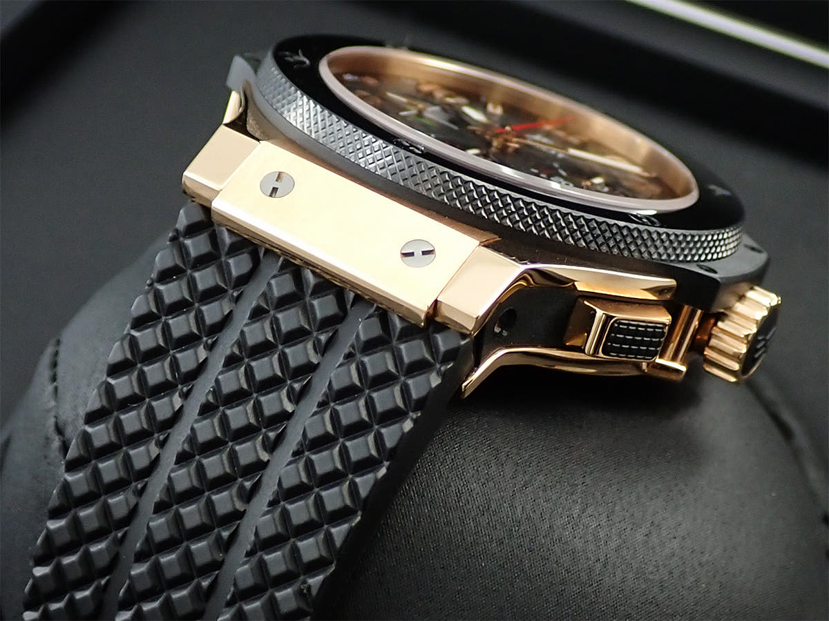 Hublot Big Bang Gold Ceramic Ref.301.PB.131.RX Black Dial Good Condition C79HHKLX