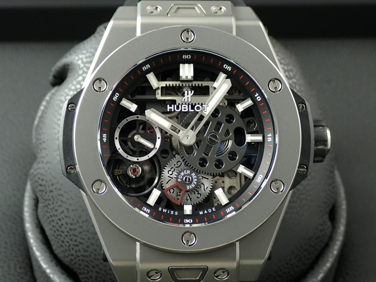 Hublot Big Bang Meca-10 Titanium Ref.414.NI.1123.RX Skeleton Dial Used LJ6F7780