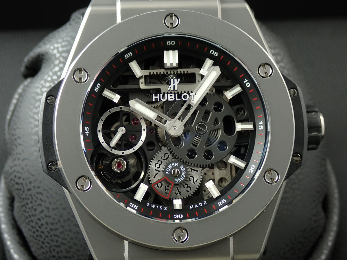 Hublot Big Bang Meca-10 Titanium Ref.414.NI.1123.RX Skeleton Dial Used LJ6F7780