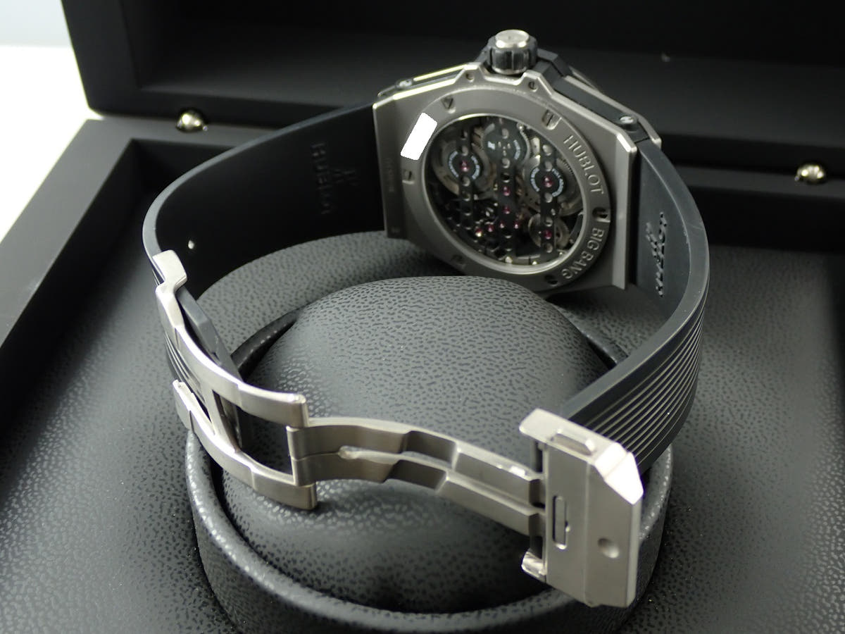 Hublot Big Bang Meca-10 Titanium Ref.414.NI.1123.RX Skeleton Dial Used LJ6F7780