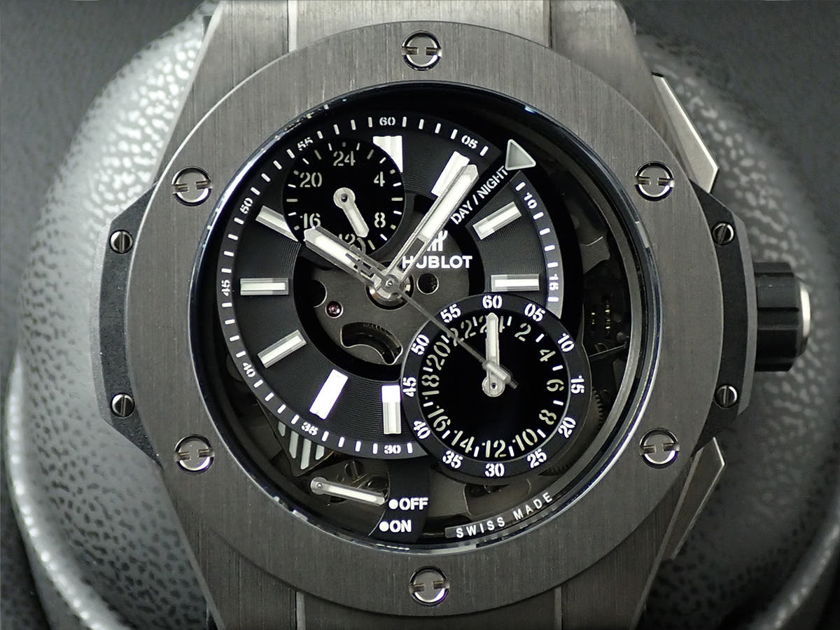ウブロ ビッグバン アラーム リピーター GMT Ref.403.QU.0120.VR.YOS スケルトン文字盤 極美品 57UVTXMJ