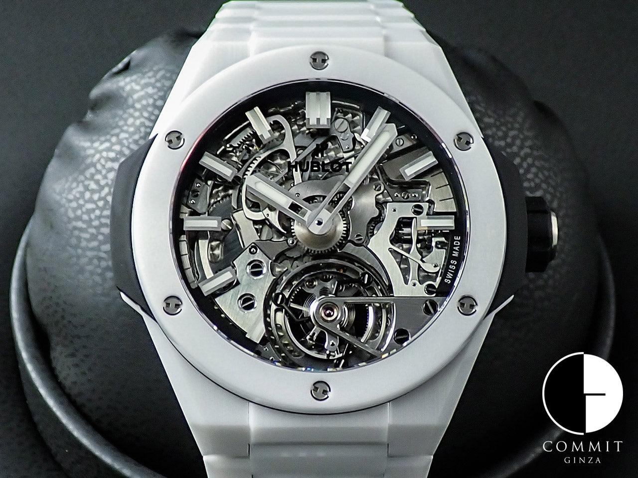 Hublot Big Bang Integrated Cathedral Minute Repeater Tourbillon White Ceramic &lt;Box and Others&gt;