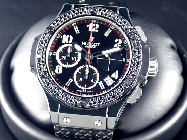 ウブロ ビッグバン Ref.341.CV.130.RX.110 ブラック文字盤 中古 bigbang-41