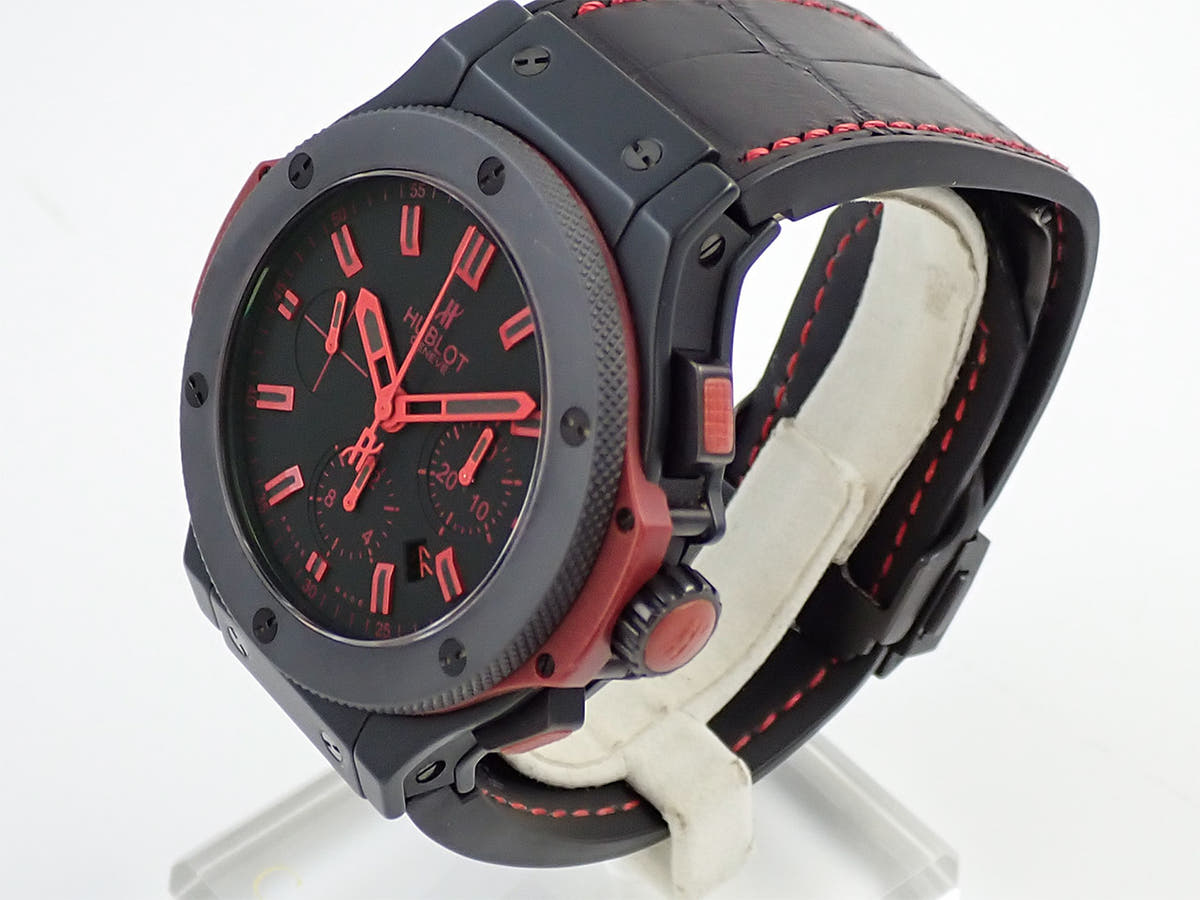 Hublot Big Bang All Black Red Ref.301.C1.1130.GR.ABR10 Black Dial Used 59RX9186