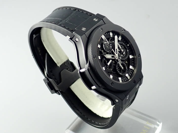 ウブロ ビッグバン Ref.311.CI.1170.GR ブラック文字盤 中古 bigbang-45