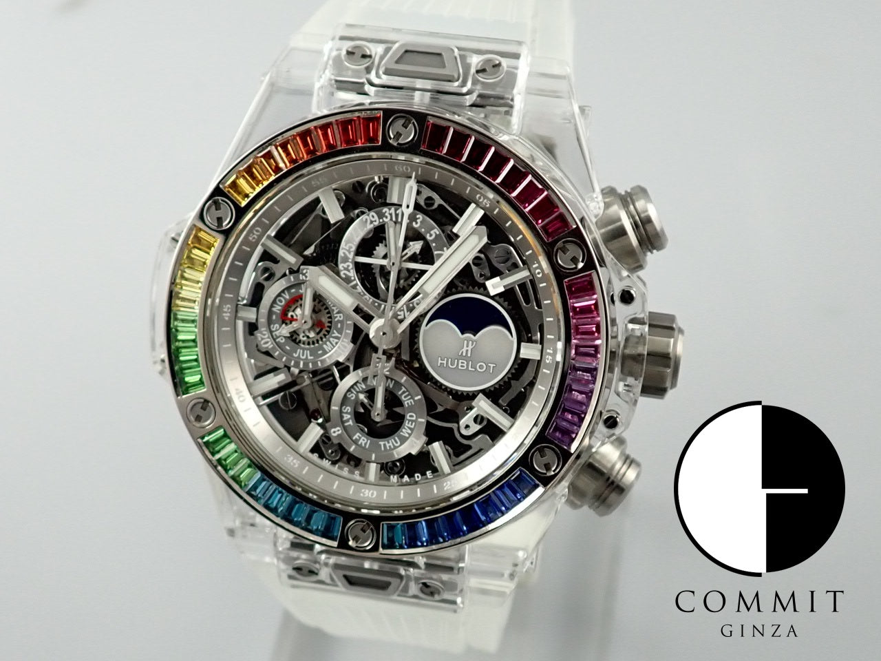 Hublot Big Bang Unico Chrono Perpetual Calendar Sapphire Rainbow [Good Condition] &lt;Warranty, Box, etc.&gt;