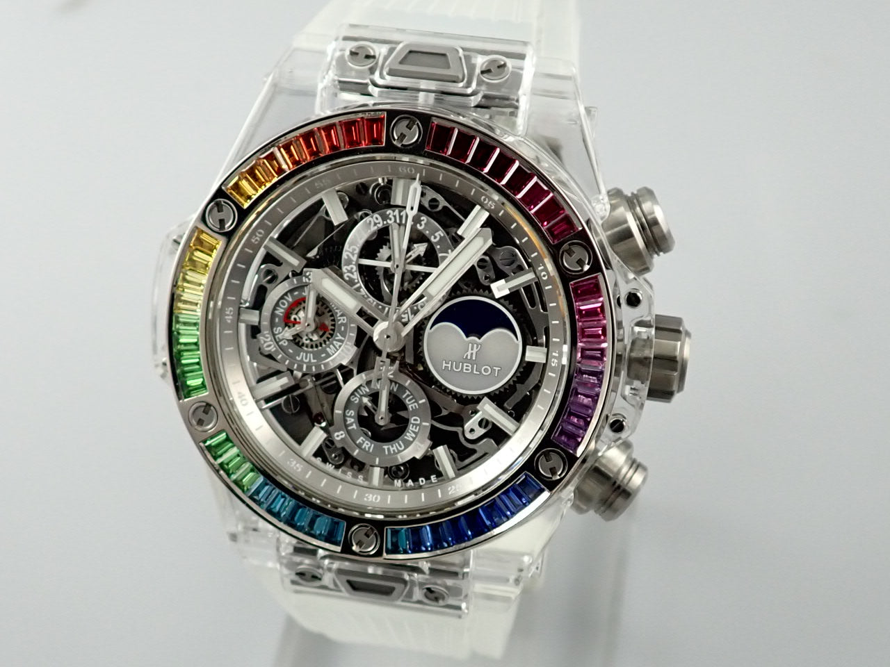 Hublot Big Bang Unico Chrono Perpetual Calendar Sapphire Rainbow [Good Condition] &lt;Warranty, Box, etc.&gt;