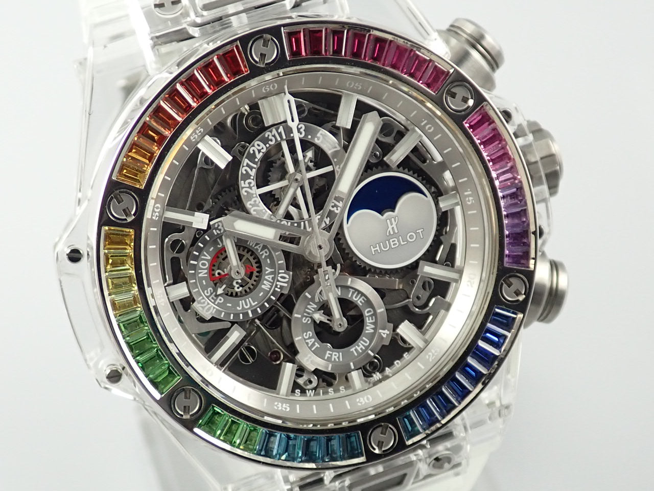 Hublot Big Bang Unico Chrono Perpetual Calendar Sapphire Rainbow [Good Condition] &lt;Warranty, Box, etc.&gt;