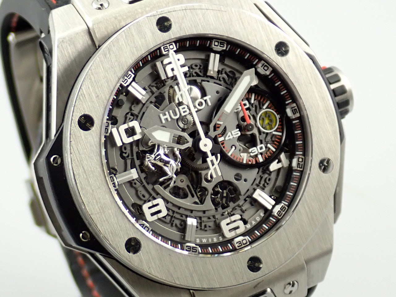 Hublot Big Bang Ferrari Titanium Limited to 1000 pieces worldwide &lt;Warranty box and other details&gt;