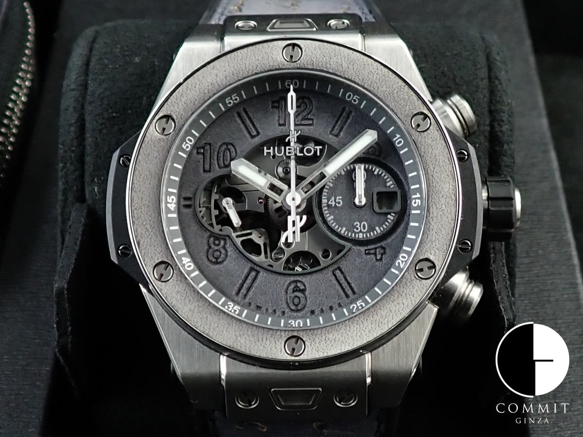 Hublot Big Bang Unico Berluti Aluminio Ref.421.NX.0500.VR.JBER21 Grey Dial Good Condition 4T4L3406