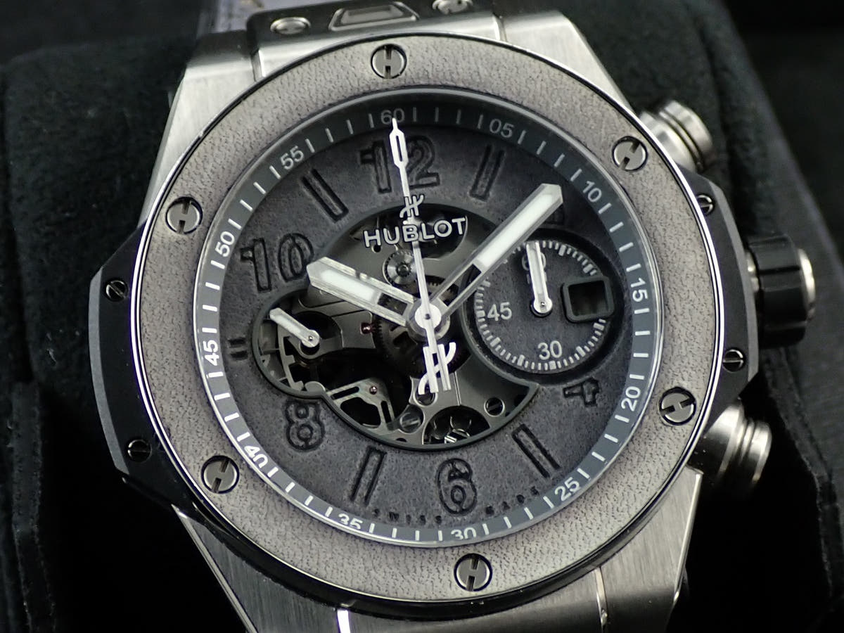 Hublot Big Bang Unico Berluti Aluminio Ref.421.NX.0500.VR.JBER21 Grey Dial Good Condition 4T4L3406