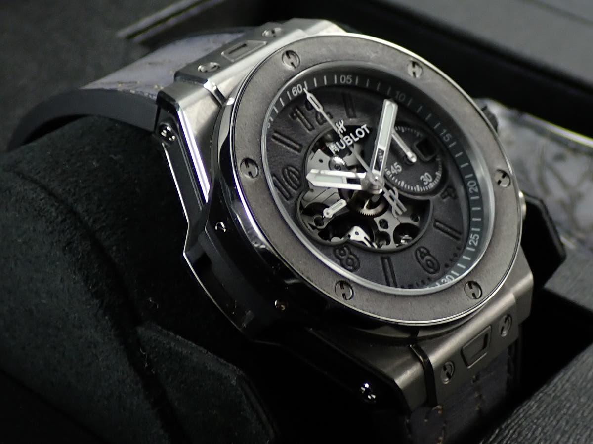 Hublot Big Bang Unico Berluti Aluminio Ref.421.NX.0500.VR.JBER21 Grey Dial Good Condition 4T4L3406