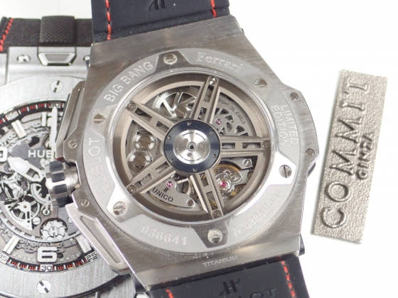 ウブロ ビックバン Ref.401.NX.0123.VR スケルトン文字盤 中古 bigbang