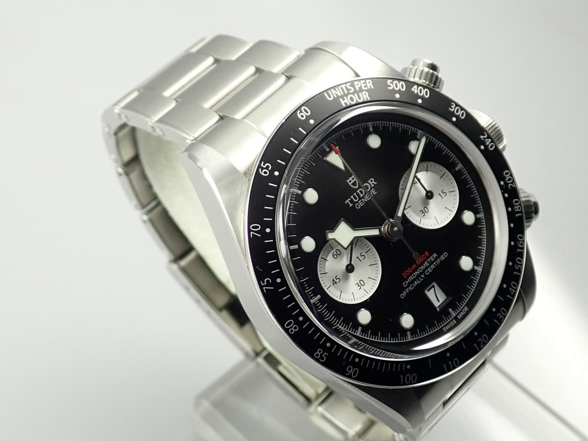 チューダー(チュードル) ブラックベイ クロノ Ref.79360N ブラック文字盤 美品 LHJF61X8