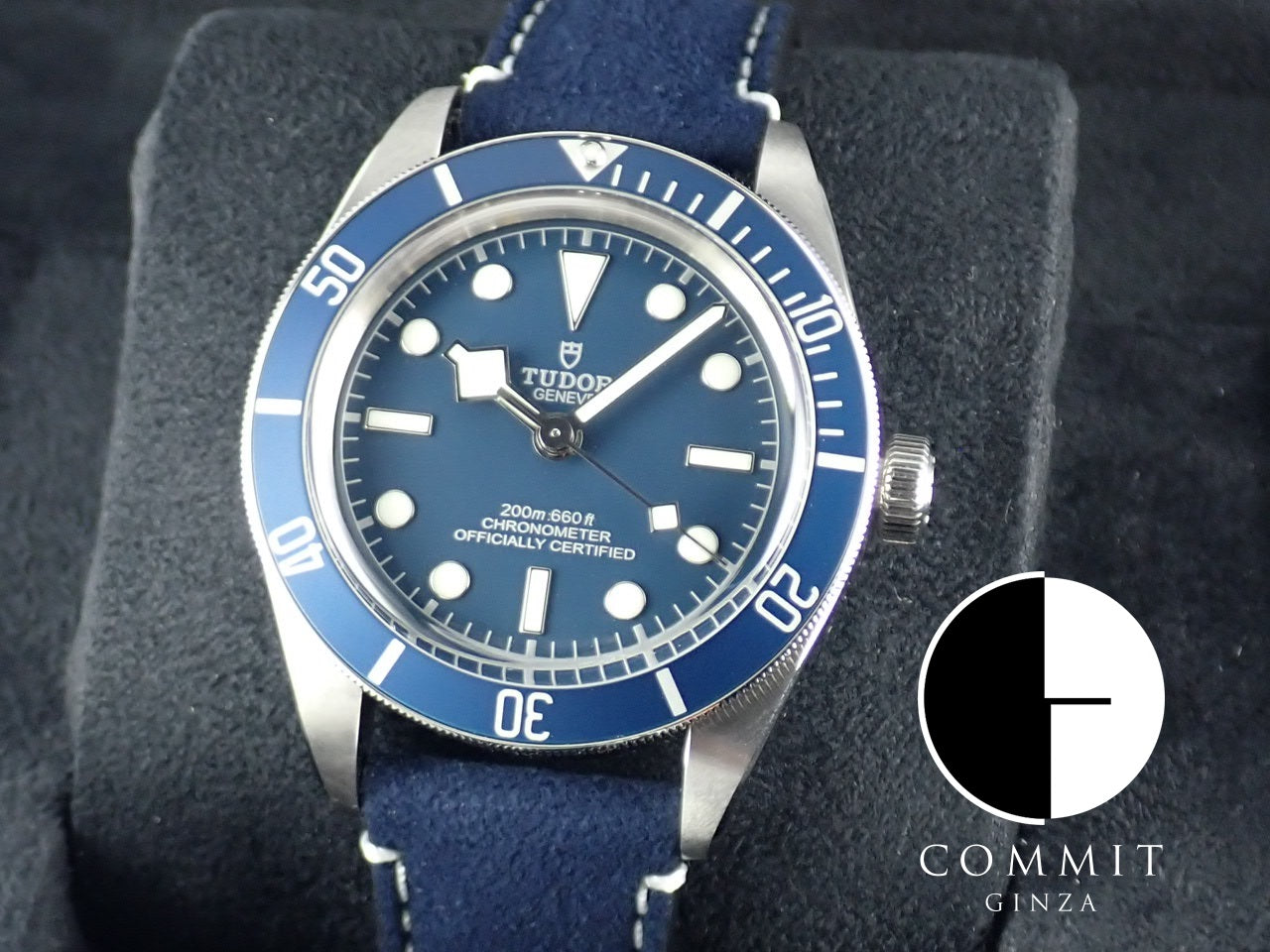 極美品 TUDOR ブラックベイ58 ネイビー 極美品 79030B