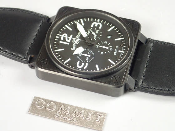 ベル＆ロス BR01-94 Ref.BR01-94CFB-H ブラック文字盤 中古 br01-94
