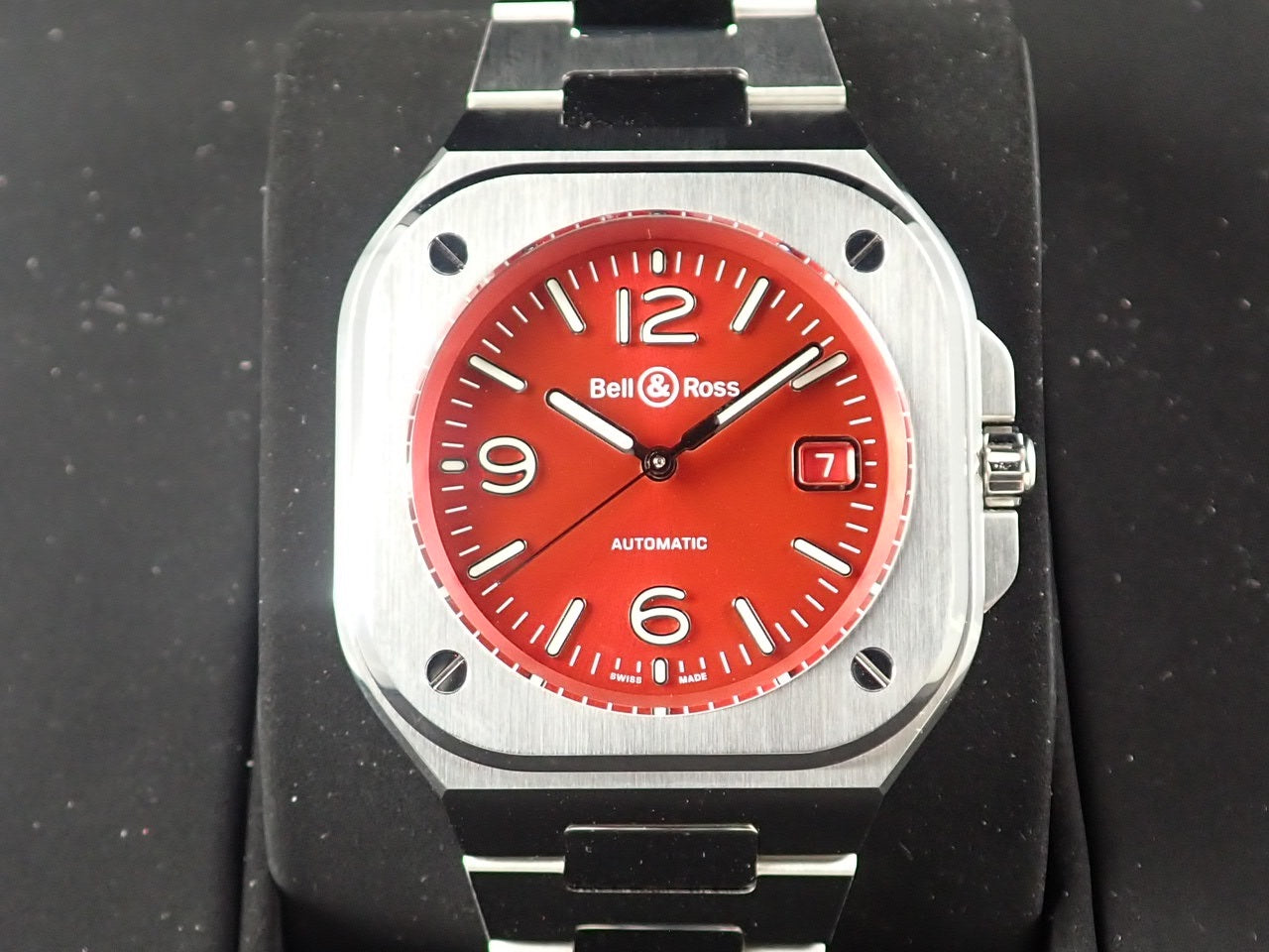 Bell &amp; Ross BR 05 Red Steel [Excellent condition] &lt;Warranty, box, etc.&gt;