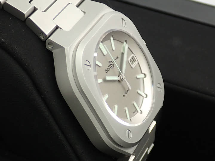 ベル＆ロス BR 05 ホロラム Ref.BR05A-GM-ST/SST グレー文字盤 極美品 V7L260TL