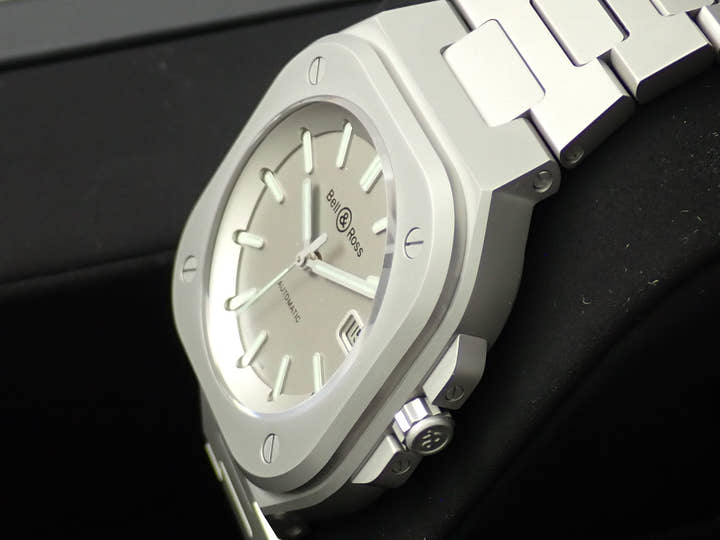 ベル＆ロス BR 05 ホロラム Ref.BR05A-GM-ST/SST グレー文字盤 極美品 V7L260TL