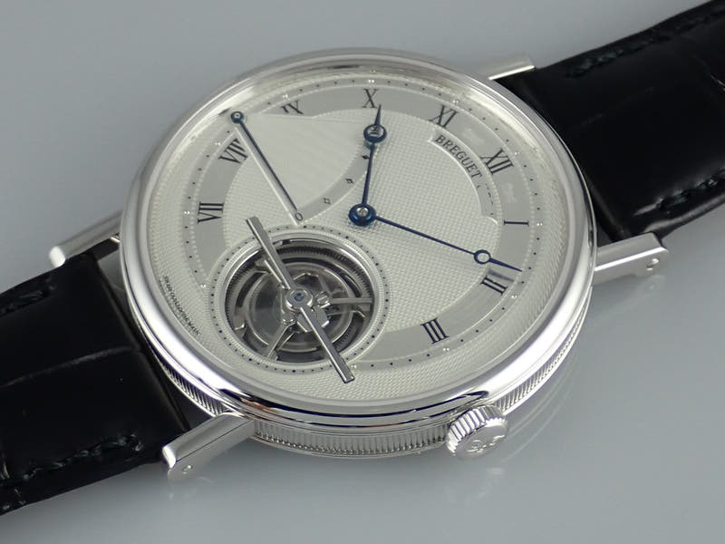ブレゲ トゥールビヨン Ref.5377PT/12/9WU シルバー文字盤 未使用 breguet