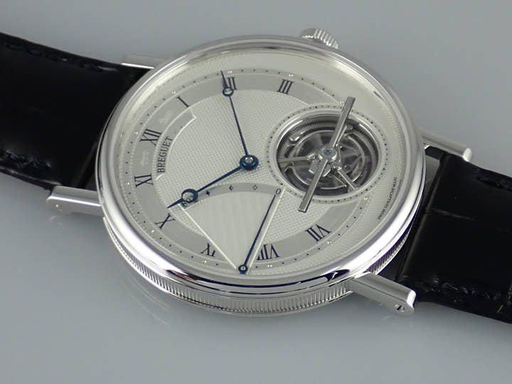 ブレゲ トゥールビヨン Ref.5377PT/12/9WU シルバー文字盤 未使用 breguet