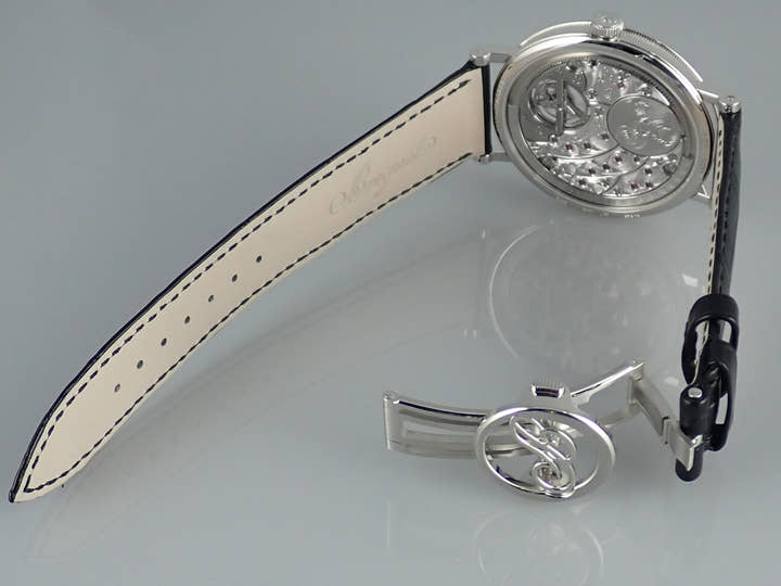 ブレゲ トゥールビヨン Ref.5377PT/12/9WU シルバー文字盤 未使用 breguet