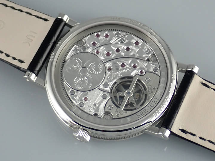 ブレゲ トゥールビヨン Ref.5377PT/12/9WU シルバー文字盤 未使用 breguet