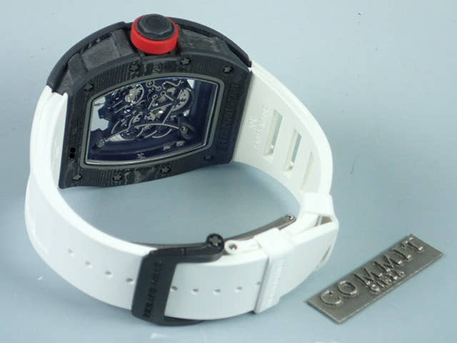 リシャールミル バッバ・ワトソン Ref.RM055 ホワイト文字盤 美品 bubba-watson-2