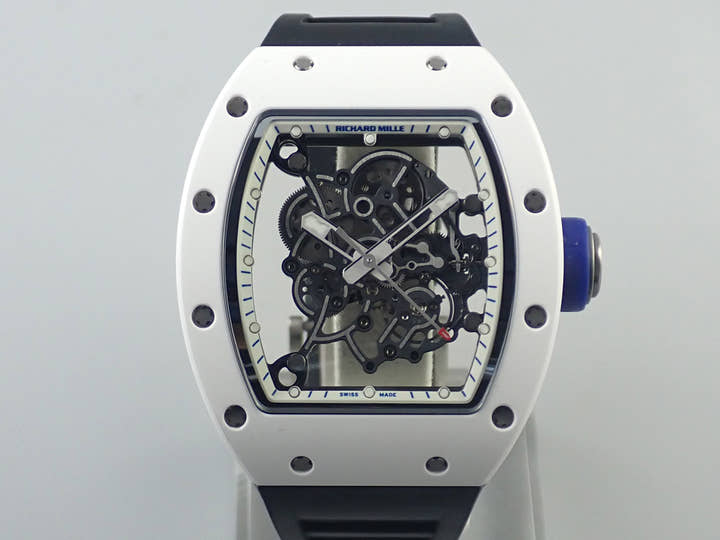 リシャールミル バッバワトソン ジャパン ブルー Ref.RM055 スケルトン文字盤 美品 RC9W15R9
