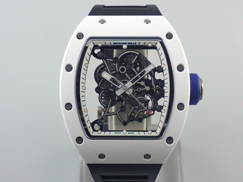 リシャールミル バッバワトソン ジャパン ブルー Ref.RM055 スケルトン文字盤 美品 RC9W15R9