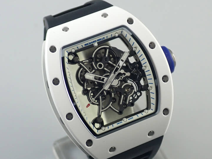 リシャールミル バッバワトソン ジャパン ブルー Ref.RM055 スケルトン文字盤 美品 RC9W15R9