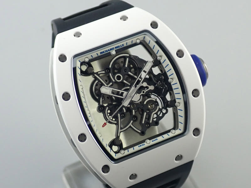 リシャールミル バッバワトソン ジャパン ブルー Ref.RM055 スケルトン文字盤 美品 RC9W15R9