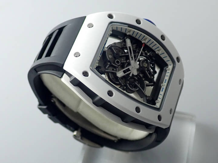 リシャールミル バッバワトソン ジャパン ブルー Ref.RM055 スケルトン文字盤 美品 RC9W15R9