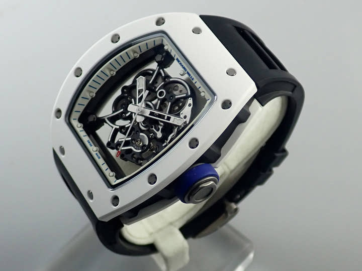 リシャールミル バッバワトソン ジャパン ブルー Ref.RM055 スケルトン文字盤 美品 RC9W15R9