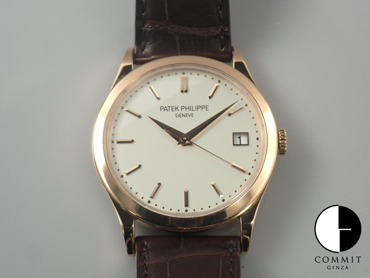 パテックフィリップ カラトラバ Ref.5296R-010 シルバー文字盤 中古 WUS42A48