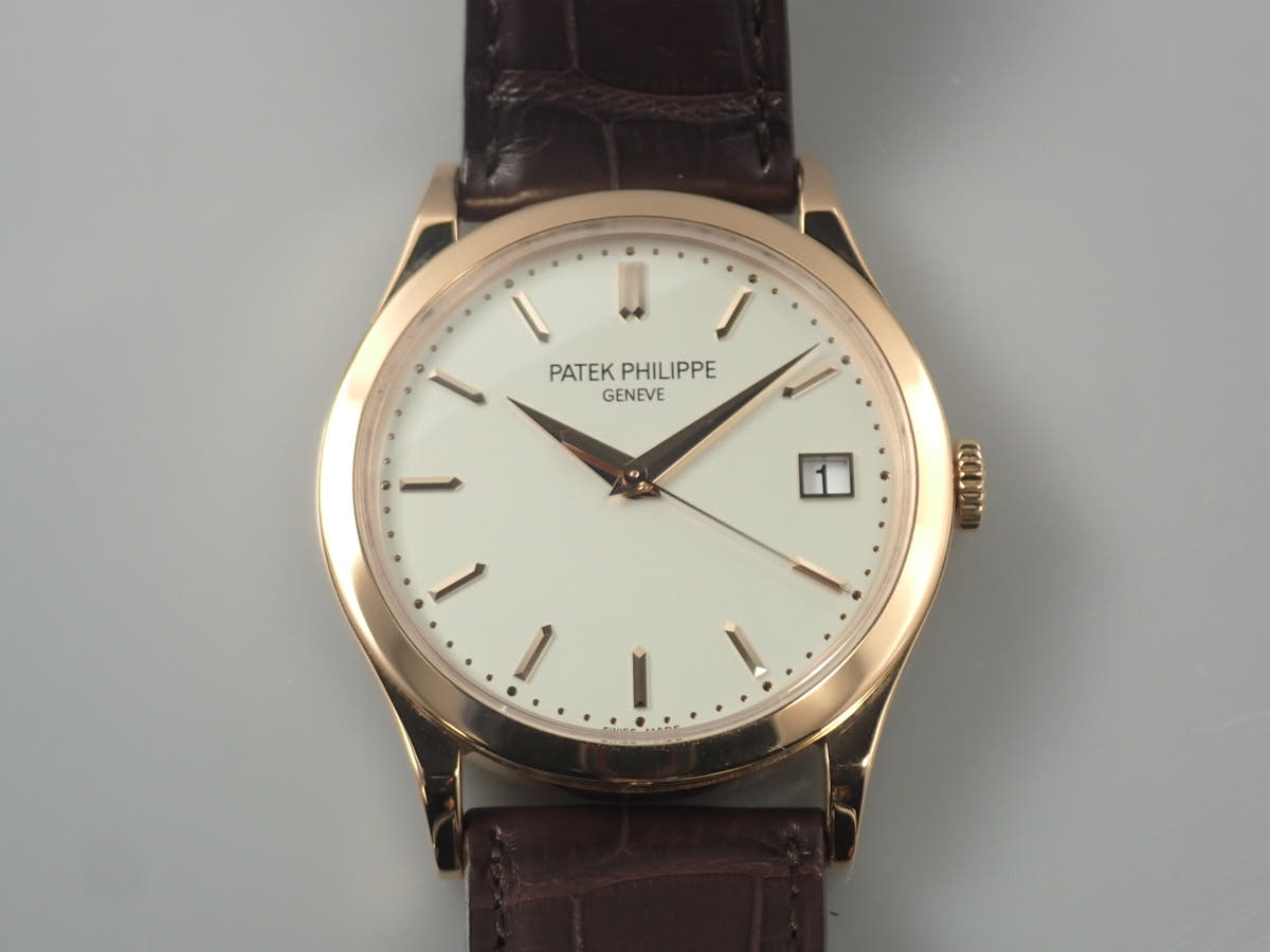 パテックフィリップ カラトラバ Ref.5296R-010 シルバー文字盤 中古 WUS42A48